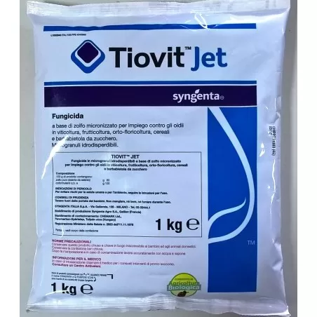 Tiovit Jet Fungicida OIDIO Biologico zolfo