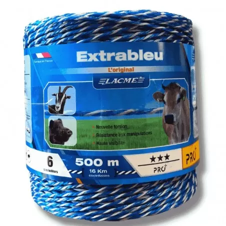 Extrableu cavetto per recinto elettrico 6 conduttori Lacme 2