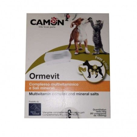 Orme Naturali OrmeVit multivitaminico con sali minerali per Cani e Gatti