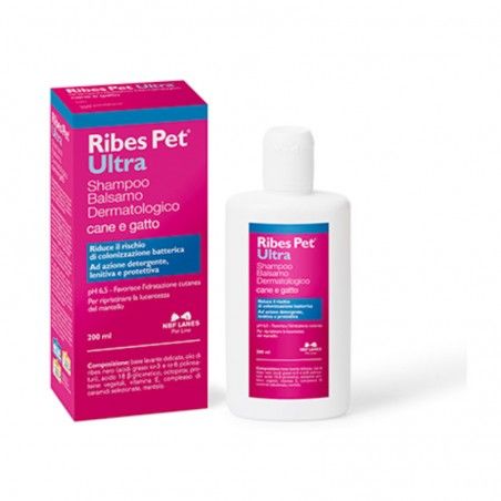 Nbf Ribes Pet Ultra Hunde- und Katzenshampoo Dermatologischer Conditioner
