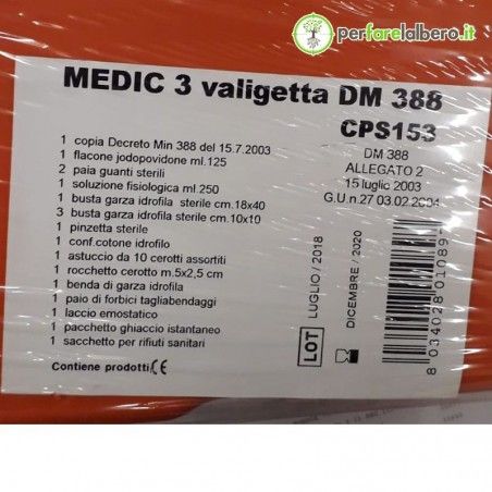 Cassetta di Sicurezza Pronto Soccorso MEDIC 3 DM 388