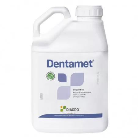 Dentamet Fertilizer with copper and zinc complexed with citric acid