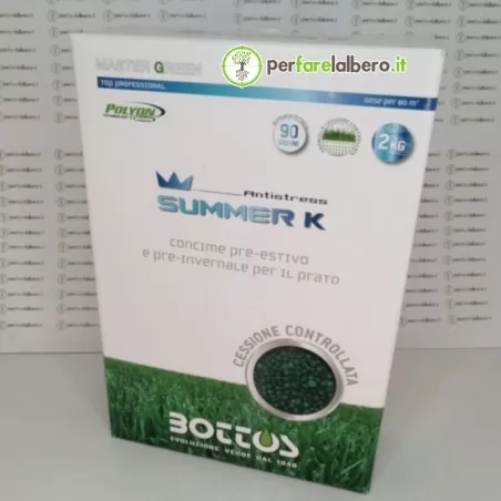 Bottos Master Green Summer K 10-0-30 concime pre-estivo per tappeto erboso