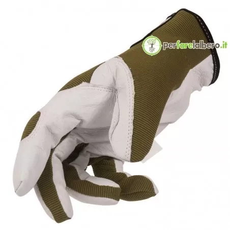 GuantI da lavoro oliva STOCKER Cotone Pelle