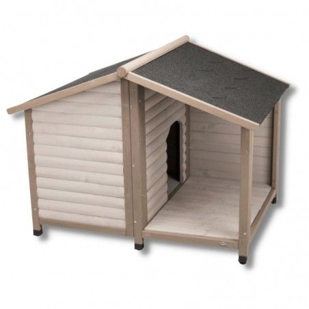 Casetta per cani Trixie Lodge cuccia 39517 Taglia M-L con terrazza