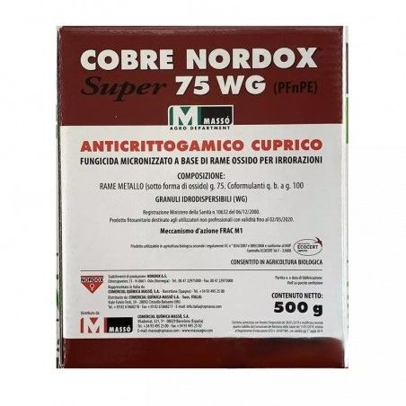 Cobre nordox Super 75 WG PFnPE Kupferoxid Kostenloser Verkauf 500 g