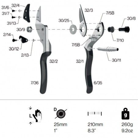 Pruning shears Felco 32 2
