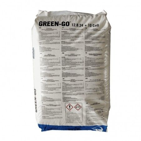 GREEN-GO Biolchim 12 8 24 + 10 CaO Concime Fertirrigazione 25 kg