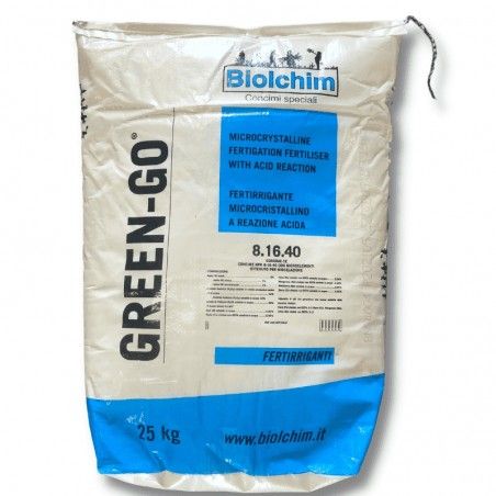 GREEN-GO Biolchim 8 16 40 Concime Fertirrigazione 25 kg