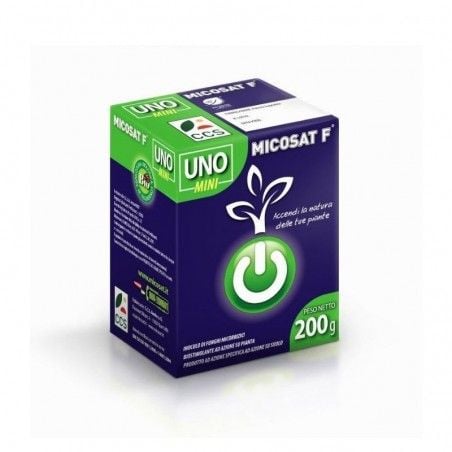 MICOSAT F UNO Mini granulare Fertilizzante e biostimolante 200 gr