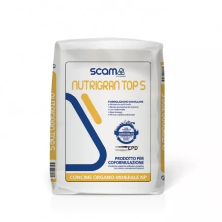 Nutrigran TOP S Organisch-mineralischer Dünger NP 10.20 + CaO SO3 mit Zink 25 kg