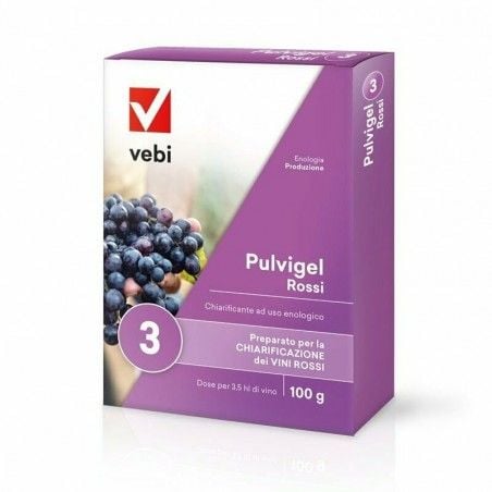 PULVIGEL ROSSI Chiarificante per vini rossi 100g