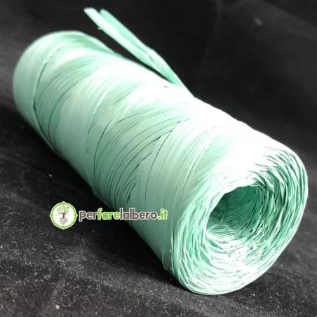 Rafia sintetica verde in coni 200 g 2