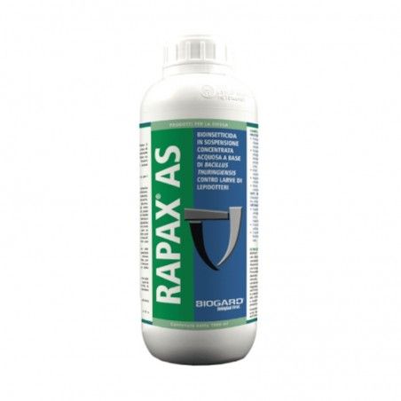 RAPAX AS Organic Insecticide Bacillus thuringiensis kurstaki larvae lepidoptera 1 L