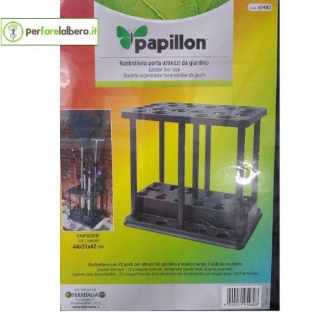 Garden Tool Rack PAPILLON 22 Places
