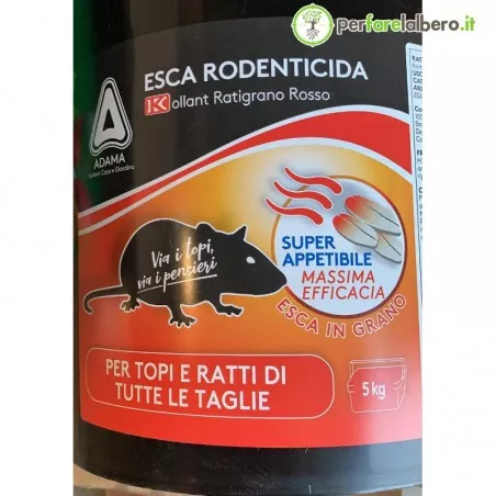Ratigrano Rosso ADAMA Rodenticide Trie5 kg 2