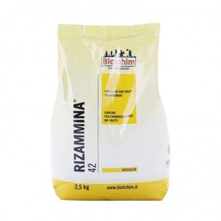 RIZAMMINA 42 BIOLCHIM Concime per l’ingrossamento dei frutti 2,5 kg