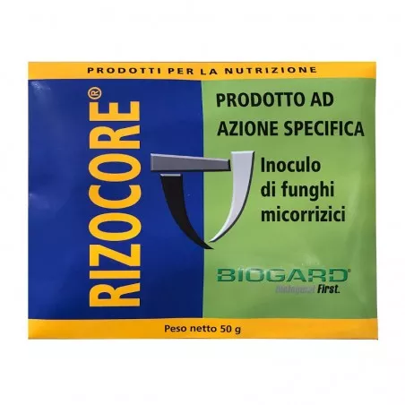 Rizocore WG Biogard inoculo di funghi micorrizici e batteri della rizosfera 50 g