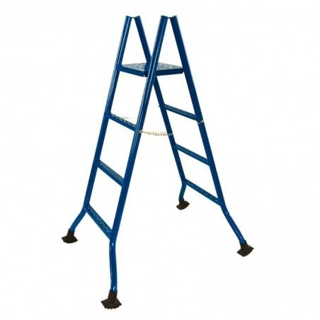 Eisenleiter mit doppelter Aufstiegsplattform - 108 cm