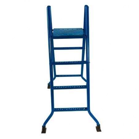 Scala in ferro con piattaforma a doppia salita - 108 cm