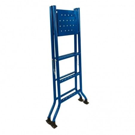 Scala in ferro con piattaforma a doppia salita - 108 cm