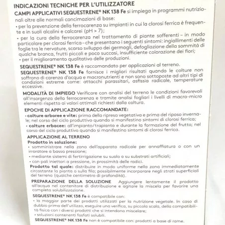 Sequestrene NK 138 Fe chelato di ferro in granuli... 2
