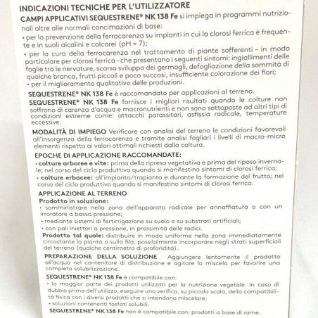 Sequestrene NK 138 Fe iron chelate in water-soluble... 2