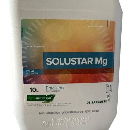 Solustar Mg Soluzione di Concime PK 29,5-5 e magnesio (Mg 6,7) 10L