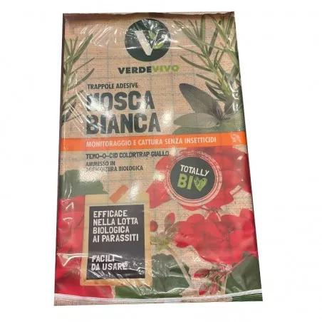TEMO O CID Trappole cromotropiche gialle Mosca bianca e Mosca della frutta
