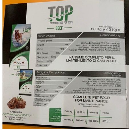 TOP Cane Beef Roastbeef Geschmack 20 kg 2