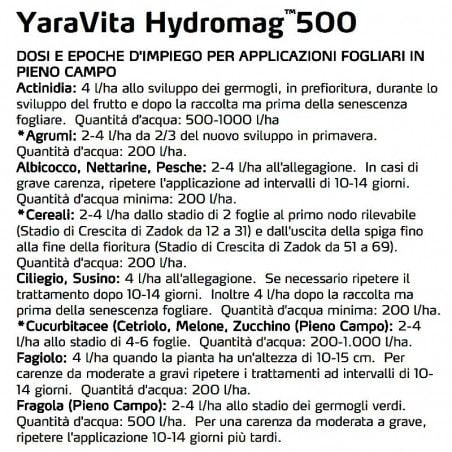 YaraVita HYDROMAG 500 Magnesiumhydroxid Suspensionsdünger... 2