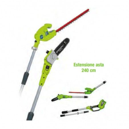Greenworks Multifunction Pruner + Hedge Trimmer Kit G40 PSH