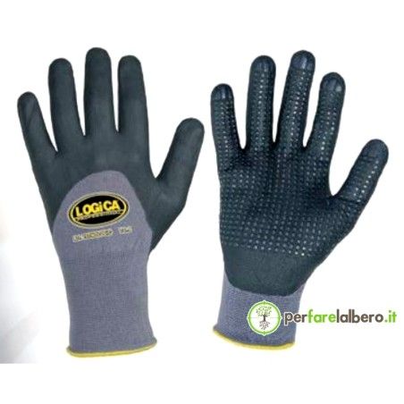 Logica Tecnologic nitrile work gloves with dotted palm