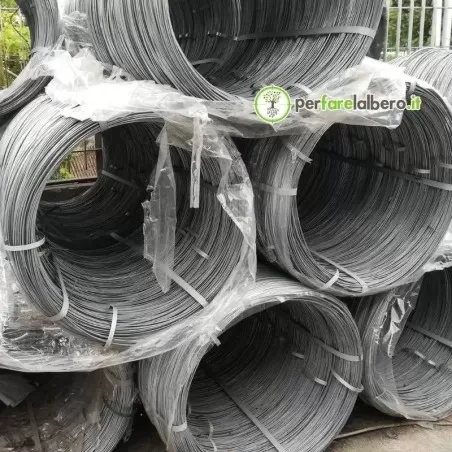 Galvanized wire 40 kg coil Diameter 3.4 mm sc. Fr. 18
