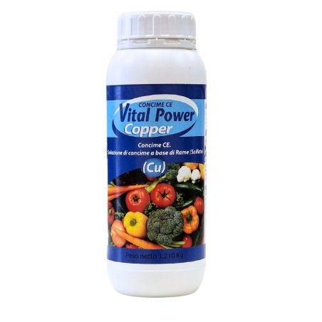 Vital power copper concime CE biologico a base di Rame