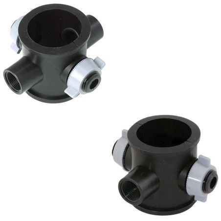 Bracket socket with quick coupling with ring nut 32 x 1/2" F