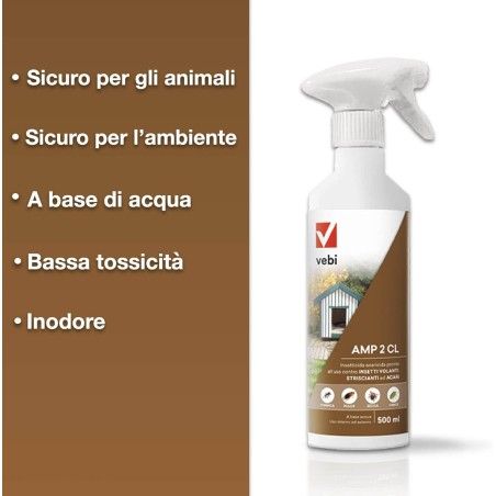 AMP 2 CL Vebi Milbe kriechendes fliegendes Insektizid 500 ml