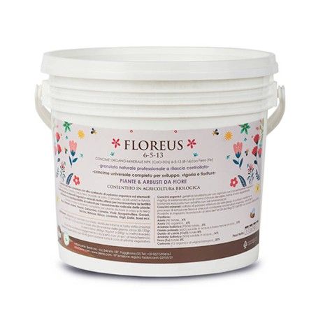 Floreus 3ERRRE NPK 6-5-13 Granular fertilizer with organic matter