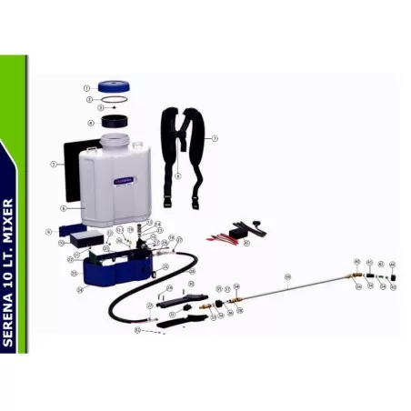 Pompa Irroratrice elettrica Serena Mixer