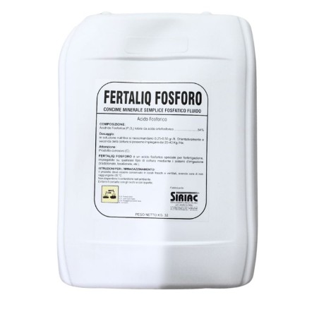Fertaliq Fosforo Concime per fertirrigazione Acido orto fosforico 54% - 32 kg