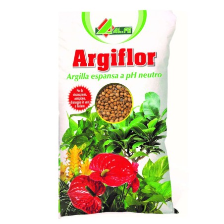 Argiflor AL.FE argilla espansa a pH neutro per floricoltura 5 lt