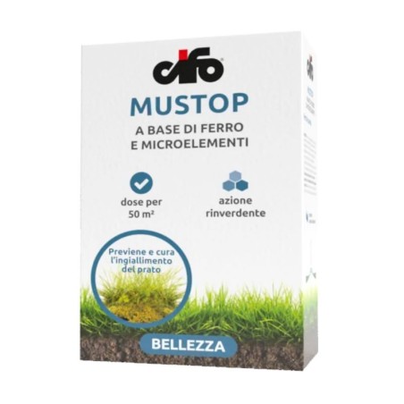MUSTOP CIFO cura e previene l'ingiallimento del prato 1 kg