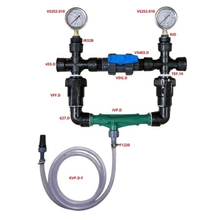 Kit completo IVP Iniettore per fertirrigazione Venturi... 2