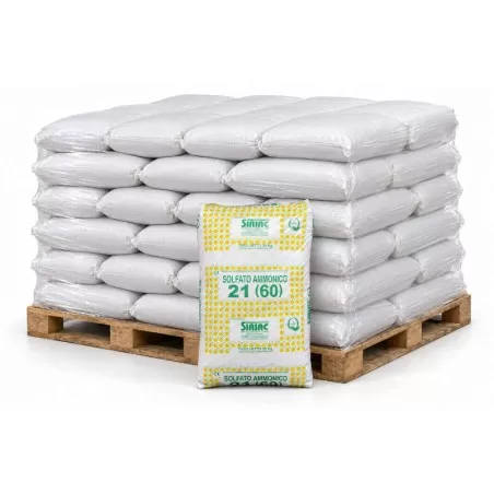 Solfato Ammonico 21% Concime Azotato – Bancale 40 Sacchi da 25 kg