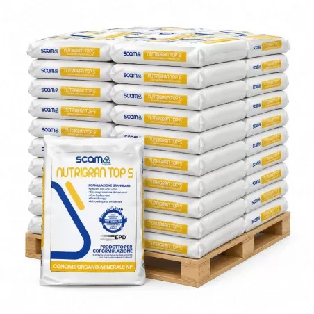 Nutrigran TOP S SCAM Concime Organo-Minerale 10-20 – Bancale 1000 kg
