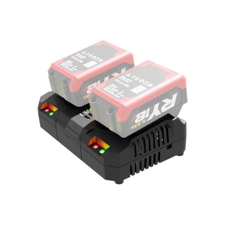 Caricabatterie Rapido Doppio Castellari RY04B 18V Fast Charge