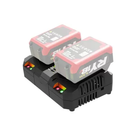 Caricabatterie Rapido Doppio Castellari RY04B 18V Fast Charge