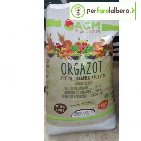 ORGAZOT Micro GR Granulated Dried Blood Organic Nitrogen Fertilizer