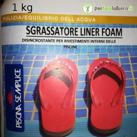 Sgrassatore Liner Foam disincrostante per piscine