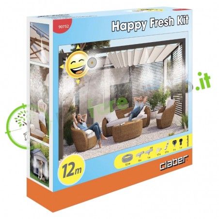 Happy Fresh Kit Claber kühlt heiße Tage ab 2